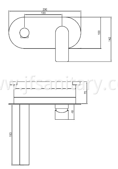 Size Of Basin Taps In Wall